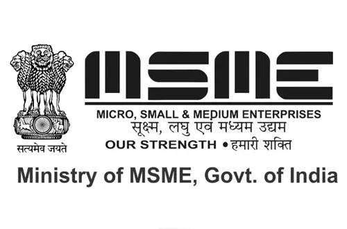 Official logo of the Ministry of MSME, Government of India, representing the registered enterprise status of Eeco Portable Solution Private Limited.