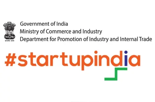 Startup India official logo of the Department for Promotion of Industry and Internal Trade (DPIIT), highlighting the recognized startup status of Eeco Portable Solution Private Limited.
